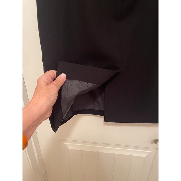 Jones Wear Black Pencil Skirt Suit Size 10 100% Polyester Professional Attire - Picture 9 of 10